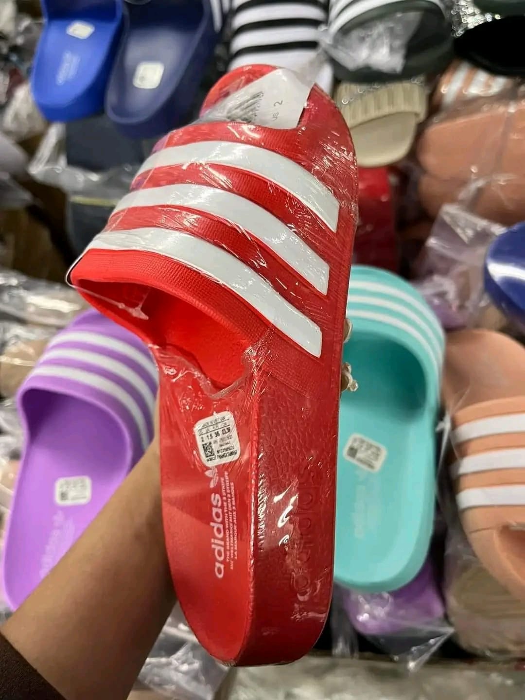 Pallets of sandals Image 4