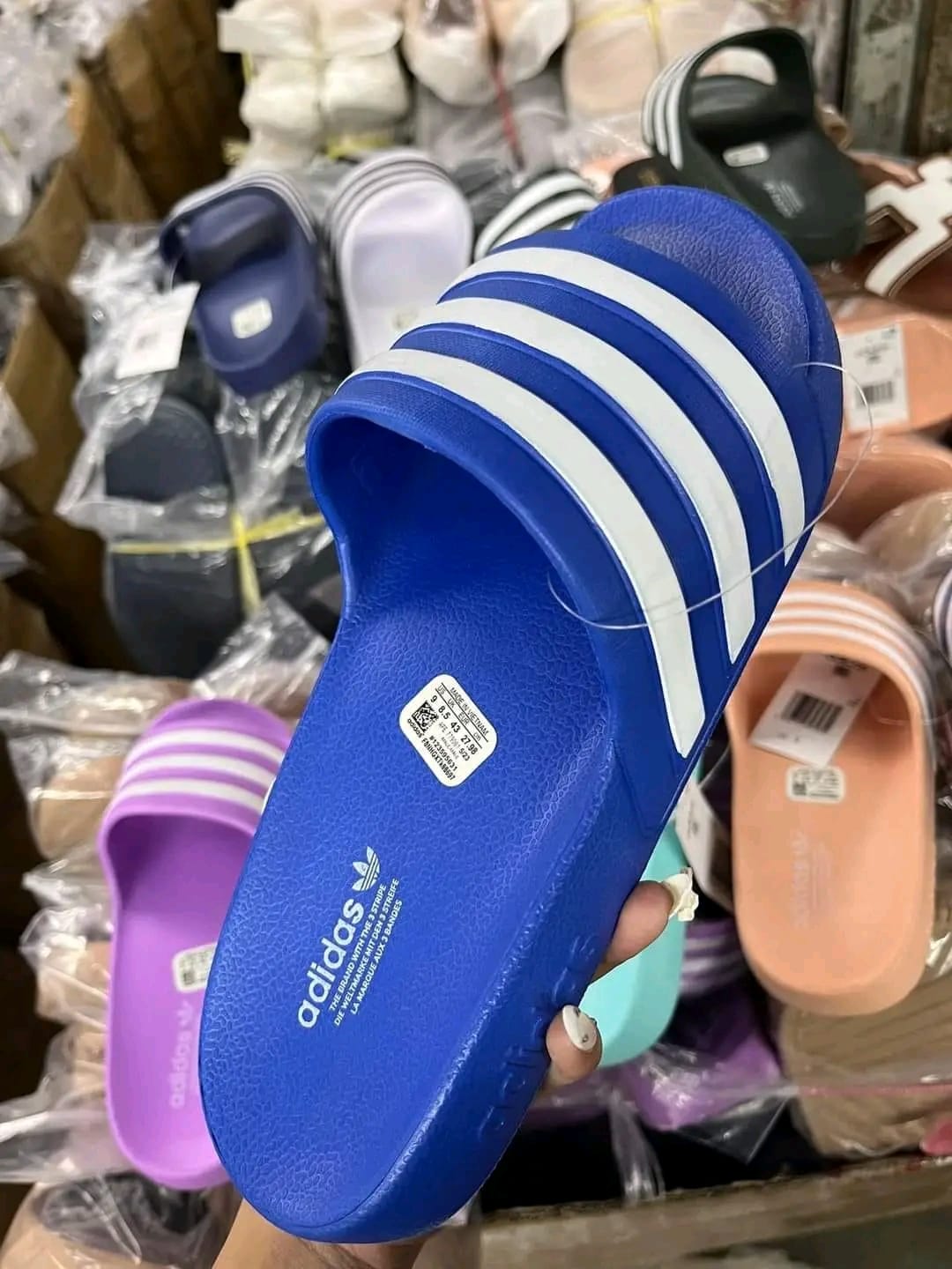 Pallets of sandals Image 2