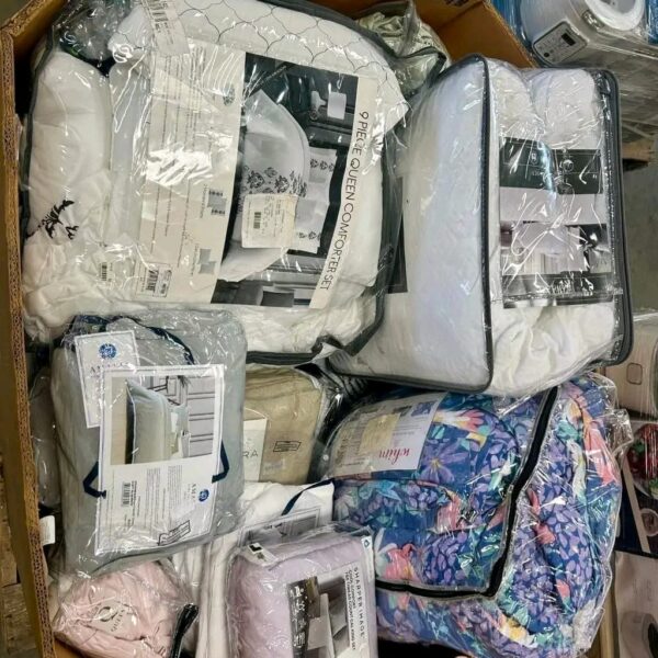 Pallets of comforters
